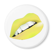 Hot Sexy Full Color Female Lips Mouth Magnets