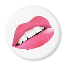 Hot Sexy Full Color Female Lips Mouth Refrigerator Magnets