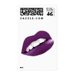 Hot Sexy Full Color Female Lips Mouth Postage Stamp
