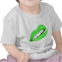 Hot Sexy Full Color Female Lips Mouth T Shirts