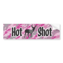 Hot Shot bumper stickers