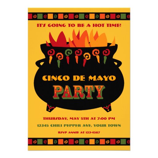 Hot & Spicy Party Invitation