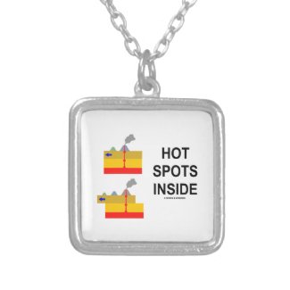 Hot Spots Inside (Geology Volcanology Attitude) Personalized Necklace