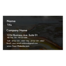 Hot Spring Thermal Pools Business Card Templates
