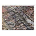 Hot Springs, AR Rock Layers Central Ave Postcard