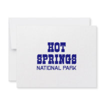 Hot Springs National Park Personalized Invitation