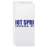 Hot Springs National Park Rack Card Template