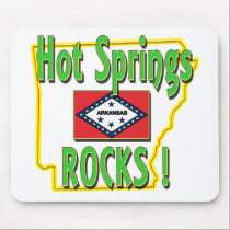 Hot Springs Rocks ! (green) mousepads