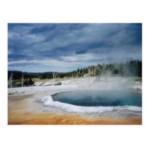 Hot Springs-Yellowstone Post Card