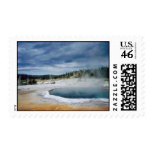 Hot Springs-Yellowstone Postage Stamps