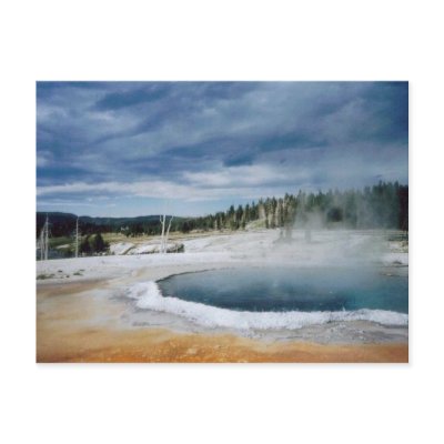 Hot Springs-Yellowstone Post Card by quetzal323
