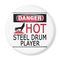 Hot Steel Drum Player magnets