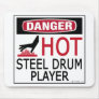 Hot Steel Drum Player Mousepads