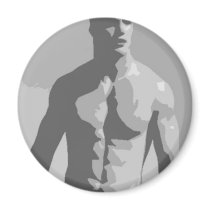 Hot Stud 2 Refrigerator Magnet