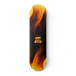 Hot Stud fire and red marble heart Skate Boards