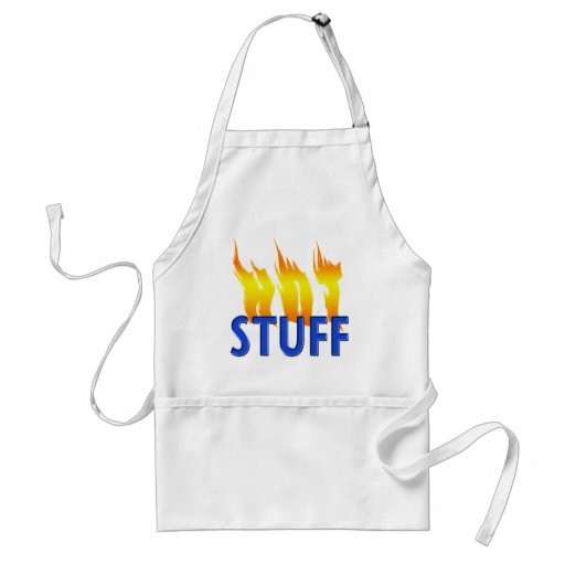 Hot Stuff and Flames Apron