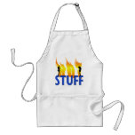 Hot Stuff and Flames Aprons