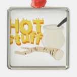 Hot Stuff Metal Ornament