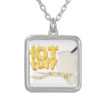 Hot Stuff Square Pendant Necklace