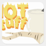 Hot Stuff Square Sticker