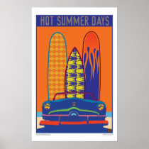 Hot Summer Days-Poster