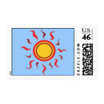 Hot Summer Sun Stamp