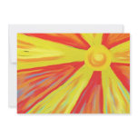 Hot Sun Rays Custom Invitations