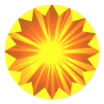 Hot sun stickers