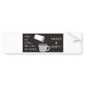Hot & Sweet Coffee Women! bumper stickers
