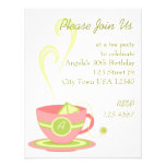 Hot Tea Custom Invitation