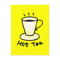 Hot tea postcards