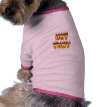 Hot toby fire and flame dog shirt. pet clothing