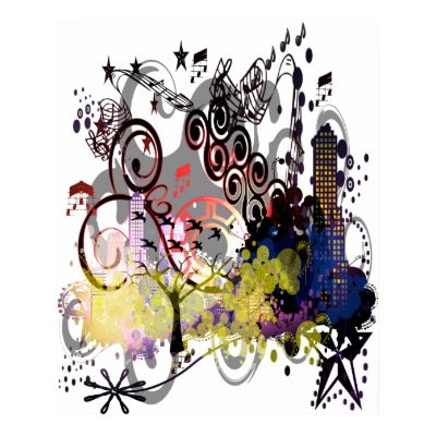 Hot Town Grunge in the City Print by samack