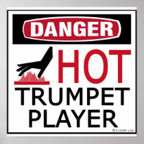 Hot Trumpet Player copy Posters