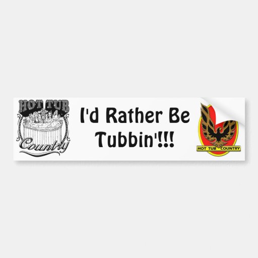 Hot Tub Country Bumper Sticker Zazzle