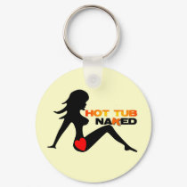 Hot Tub Naked Keychain. by GoNaked Hot Tub Naked Keychain.