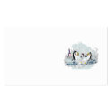 Hot Tub Penguins business cards by raycasso Hot Tub Penguins business cards