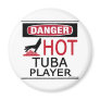 Hot Tuba Player Refrigerator Magnets