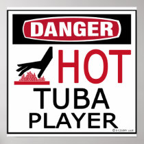 Hot Tuba Player Posters