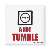 Hot Tumble - magnet by DoubleTreble Hot Tumble - magnet