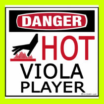 Hot Viola Player posters