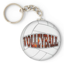 Hot Volleyball Keychain