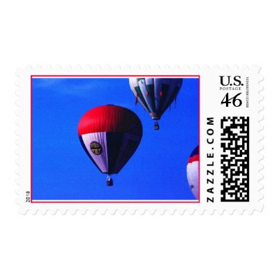 hotairballoon4 postage stamps by gtk88594