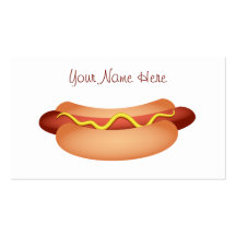 Hotdog Business Card Templates