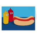 Hotdog Ketchup Mustard Match Made in Heaven Card by jesterbryanc Hotdog Ketchup Mustard Match Made in Heaven Card