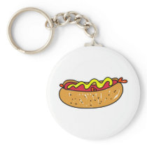 Hotdog Key Chains