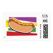 Hotdog Postage Stamp