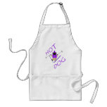 Hotdog Skiing Pug aprons
