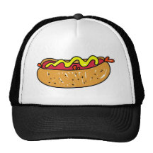 hotdog trucker hat
