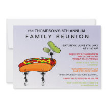 Hotdogs, Pickles & Ants Family Reunion Invitation